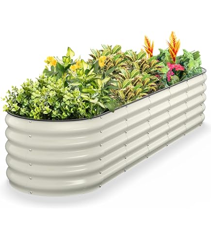 Amazon.com: 8 x 2 x 1.4 ft Raised Garden Bed Kit, Rust-Resistant
